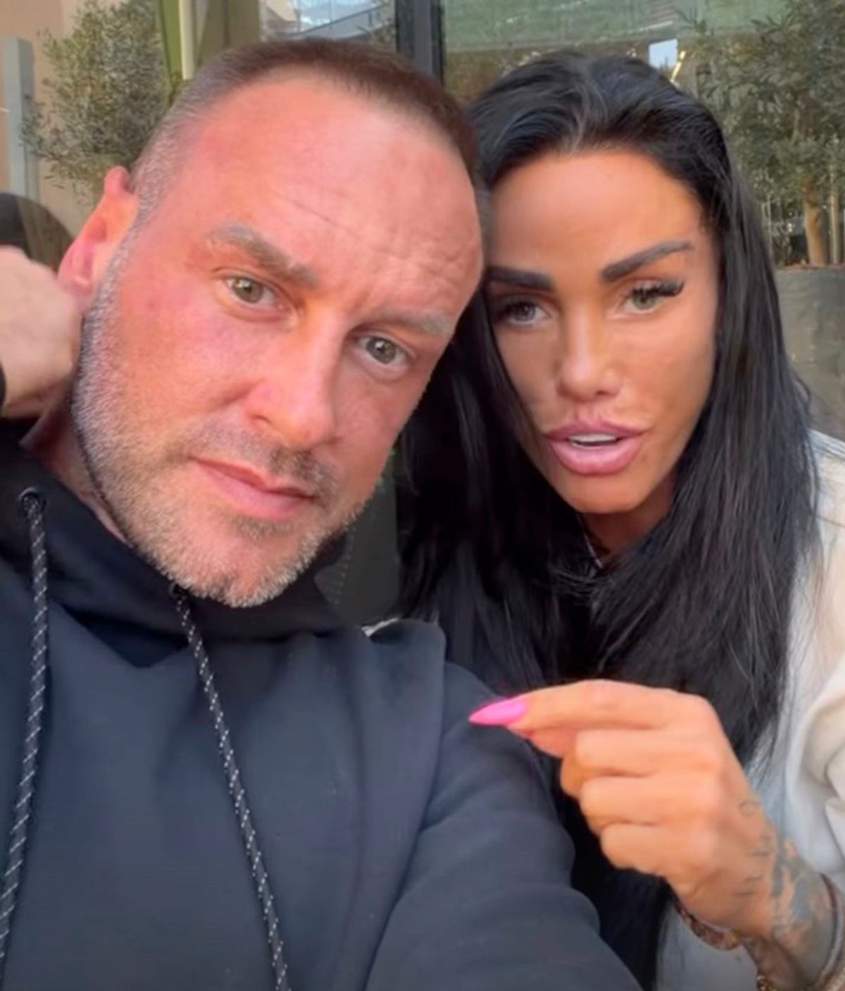 Lee Andrews and Katie Price