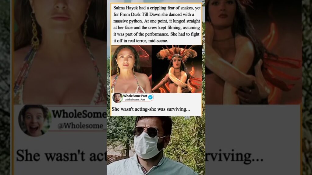 Salma Hayek Faced Real Snake Attack in From Dusk Till Dawn—Scene Turned Terrifyingly Real!