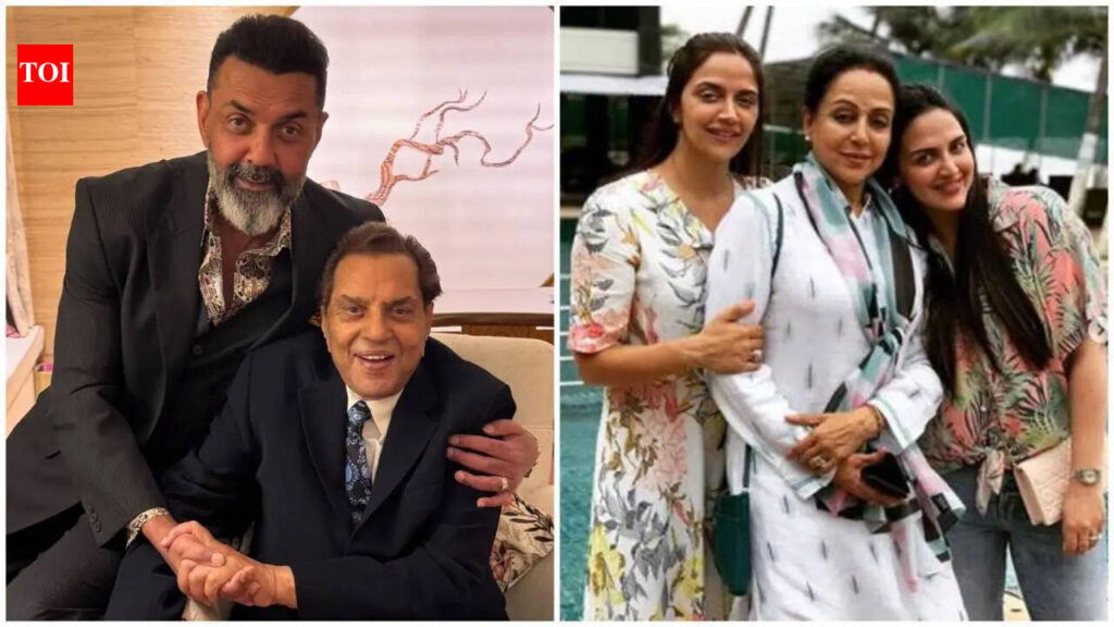 Bobby Deol recalls Dharmendra’s struggle with alcohol; says his loss brought him closer to Esha Deol and Ahana Deol |