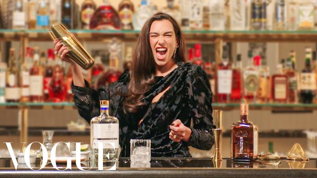 Dua Lipa Makes a Dirty Martini, Margarita, White Russian & More | Vogue Dua Lipa Makes a Dirty Martini, Margarita, White Russian & More | Vogue