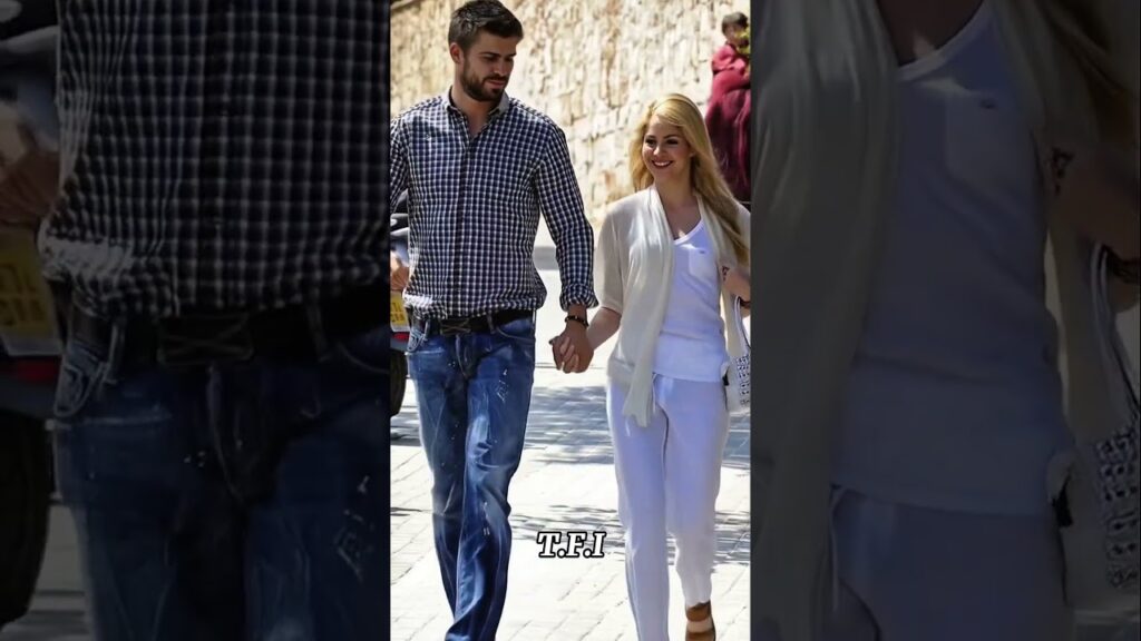 Shakira and Piqué: Style and grace in every step.| #trendyfootballicon #pique ##shortvideo