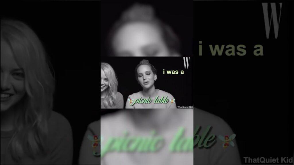 Jennifer Lawrence and Emma Stone having NOTHING IN COMMON 😭