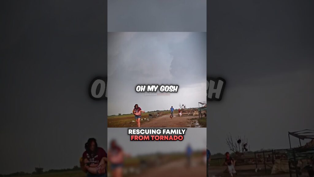 RESCUING Family From Tornado 😳