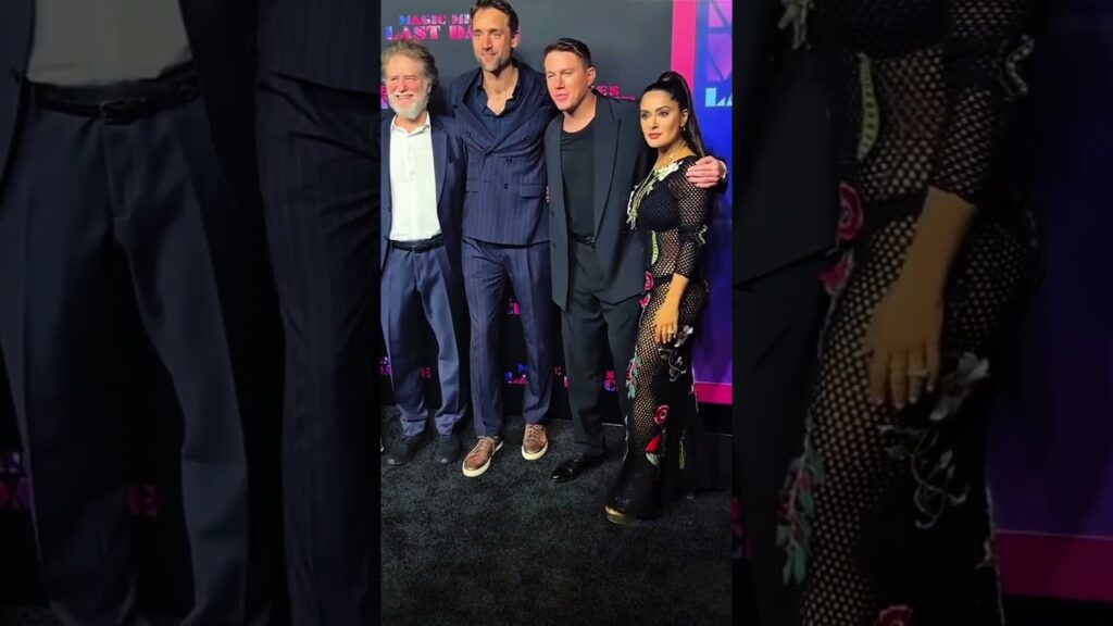 Channing Tatum with Salma Hayek at an Event 😍❤️#channingtatum #salmahayek