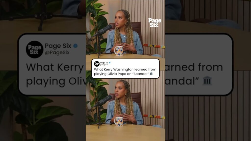 Kerry Washington could write a book on all of the lessons she learned from Olivia Pope #shorts