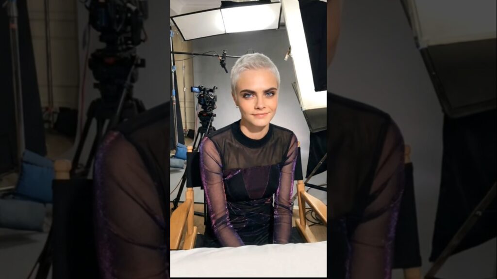Cara Delevingne can only take three things into space ✨ What three things will you take into space?