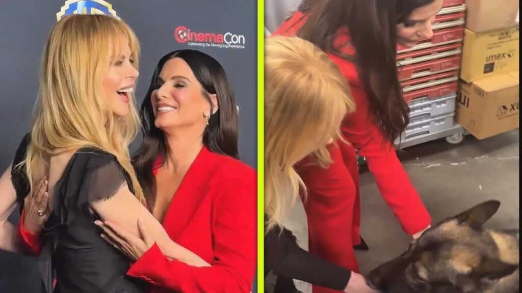 Sandra Bullock REUNITES With Nicole Kidman (and a Dog) for Practical Magic 2 Launch at CinemaCon