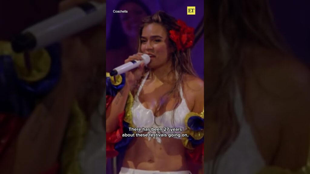 Karol G Makes History as First Latina Woman to Headline Coachella #karolg #coachella