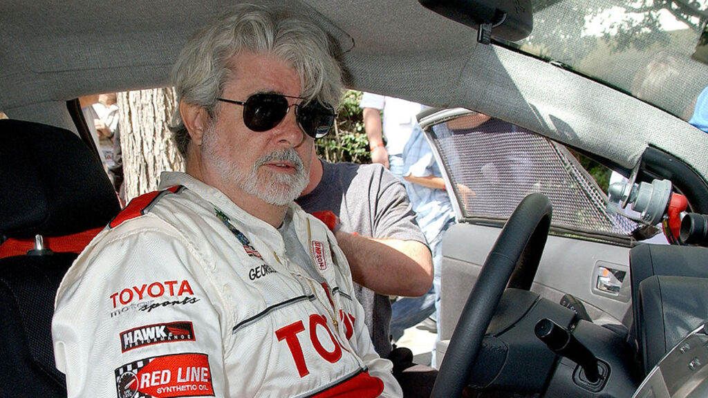 How Did I Not See The Footage Of George Lucas Crashing In Celebrity Race?!