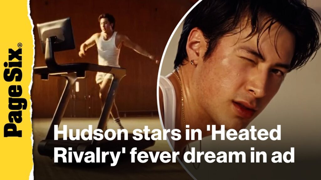 Hudson Williams' new Peloton ad is a 'Heated Rivalry' fan's fever dream filled with dance breaks ...