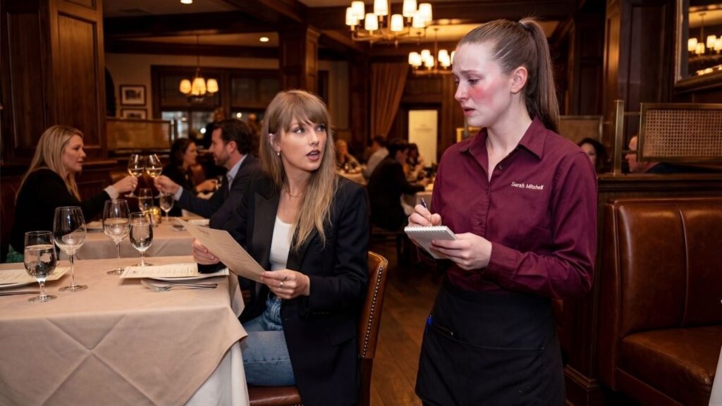 Taylor Swift saw childhood dance partner as waitress—what she did next shocked entire staff!