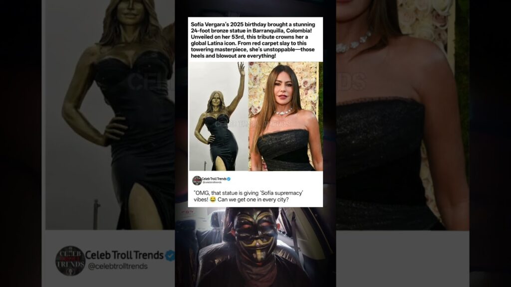 Sofia Vergara’s 24ft Bronze Statue is PURE ICON Energy