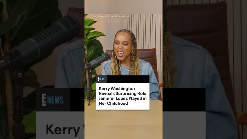 Kerry Washington learned how to tear up the floor from Jennifer Lopez(🎥: Good Hang With Amy Poehler)