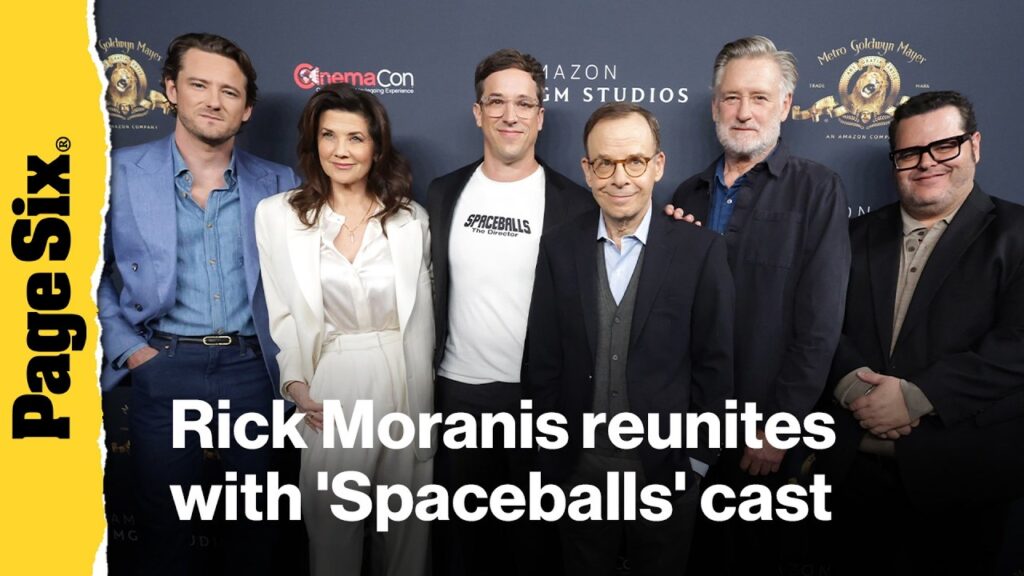 Rick Moranis reunites with 'Spaceballs' cast on red carpet nearly 30 years after leaving Hollywood