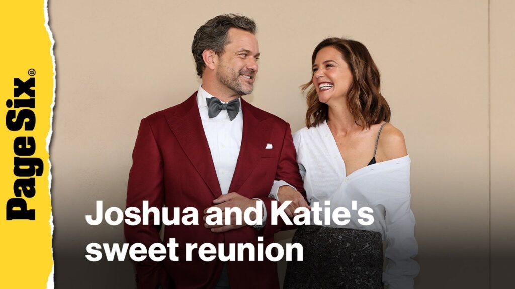 'Dawson's Creek' alums Joshua Jackson and Katie Holmes have a sweet reunion in NYC