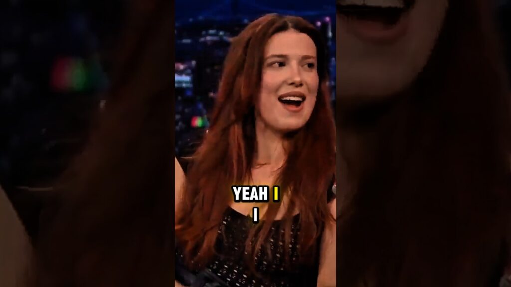 Millie Bobby Brown roasting Eleven’s missing poster 😂 #jimmyfallon #milliebobby