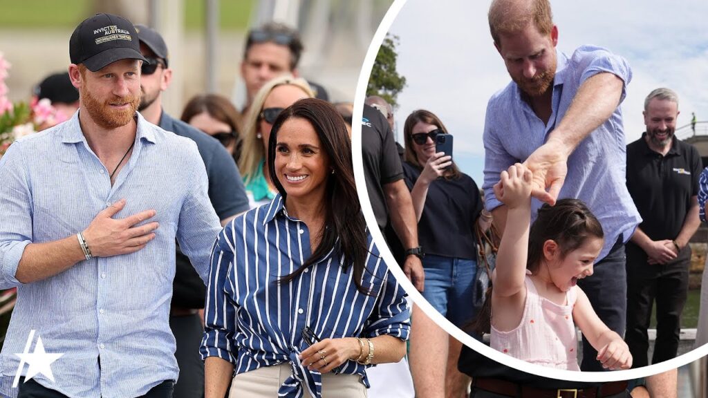 Watch Prince Harry Show Off TWIRLING Skills To 4-Year-Old Girl