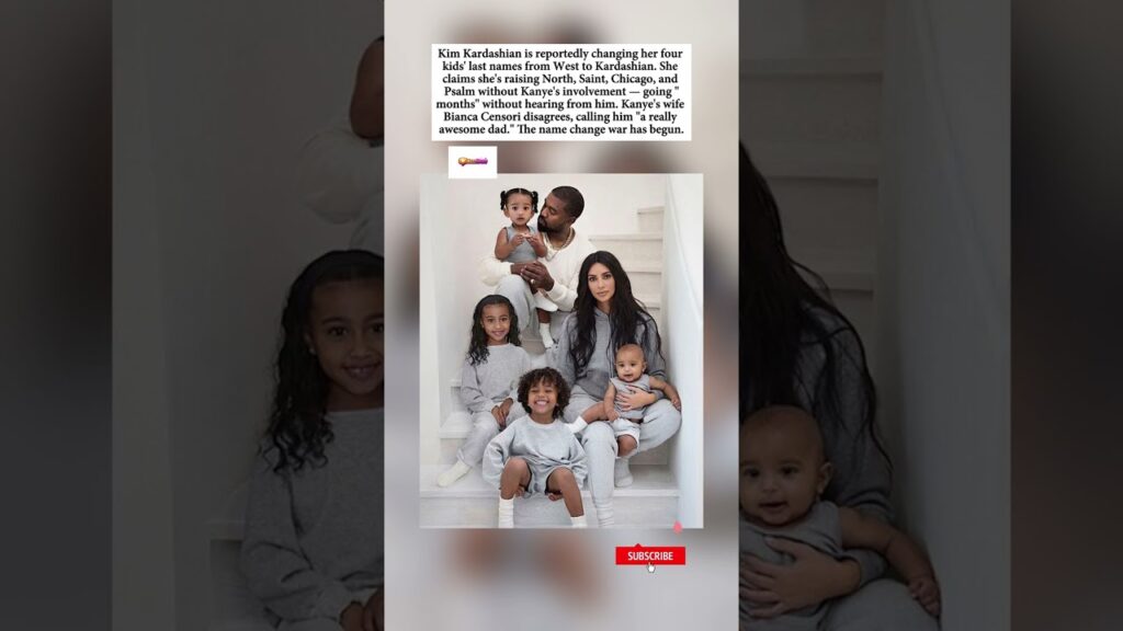 Kim Kardashian Legally Changing Kids' Last Names From West to Kardashian