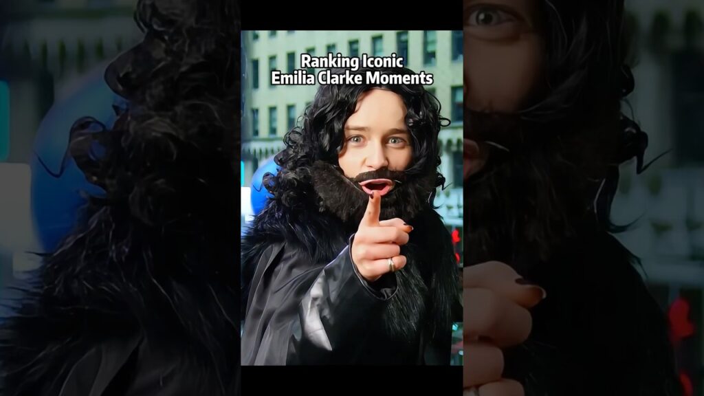 Ranking Iconic Emilia Clarke Moments #youtube #ranking #emiliaclarke #funnymoments