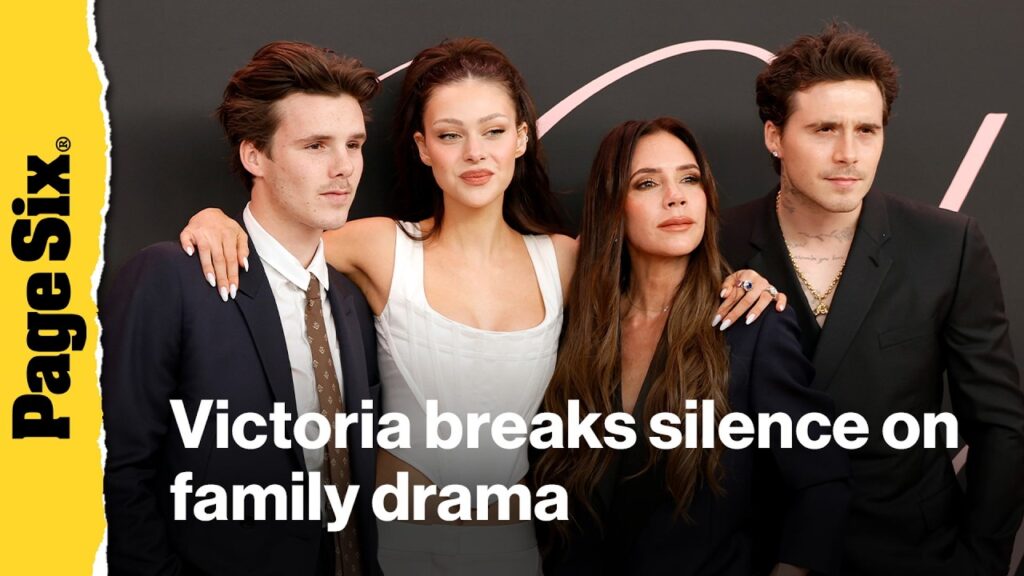 Victoria Beckham breaks silence on estrangement from son Brooklyn
