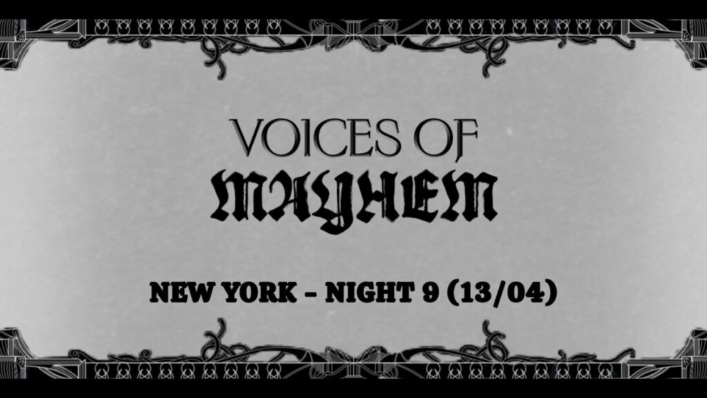 Lady Gaga - Voices Of Mayhem - New York N9 (13/04)