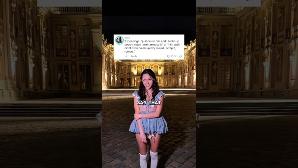 Olivia Rodrigo responds to the haters 😂👀