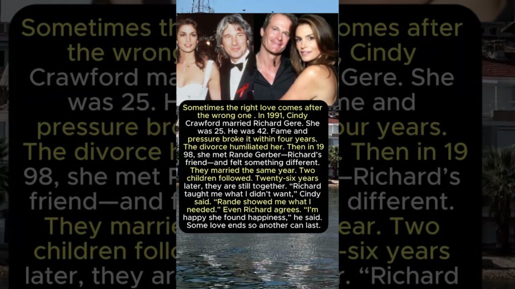 Cindy Crawford Love Story 💔➡️❤️ | From Richard Gere to Lasting Love with Rande Gerber