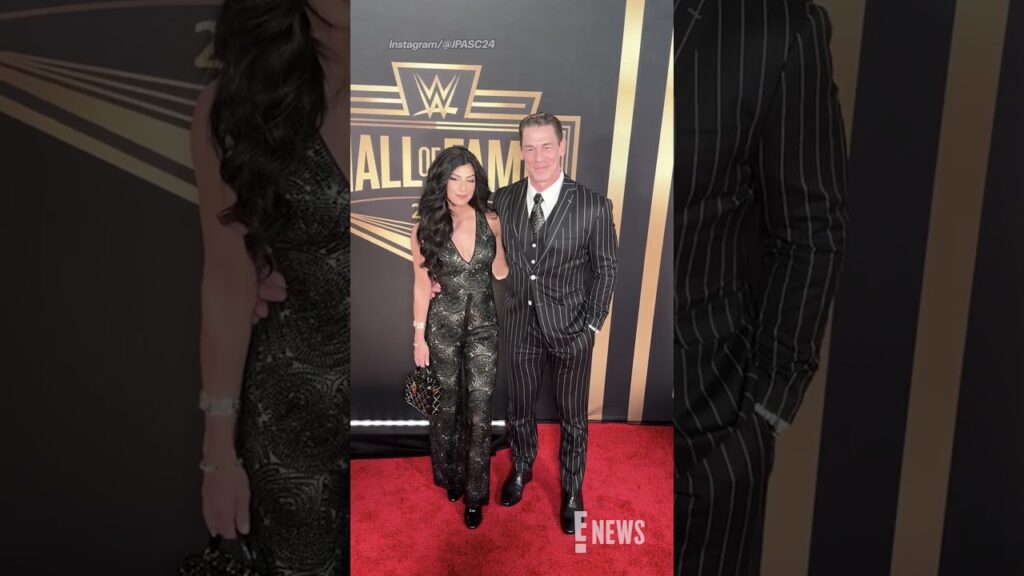 We can definitely see John Cena and wife Shay's WWE Hall of Fame date night.❤️(🎥: IG/JPASC24)