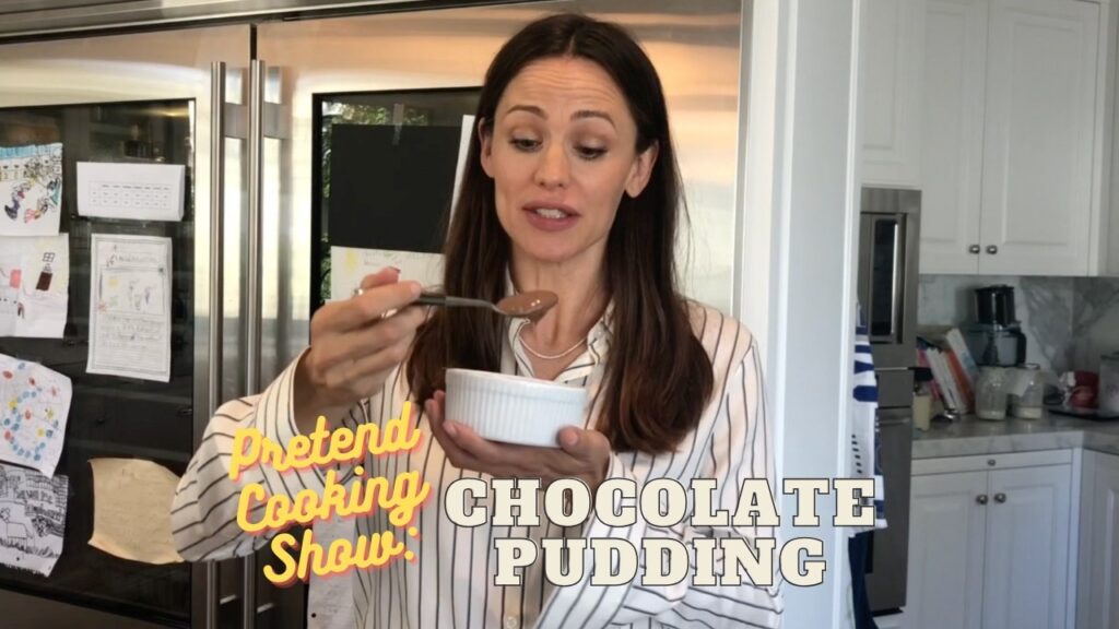 Pretend Cooking Show: Chocolate Pudding