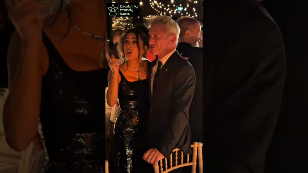 Sean Penn with Salma Hayek enjoying at an Event 😍♥️ #seanpenn #salmahayek