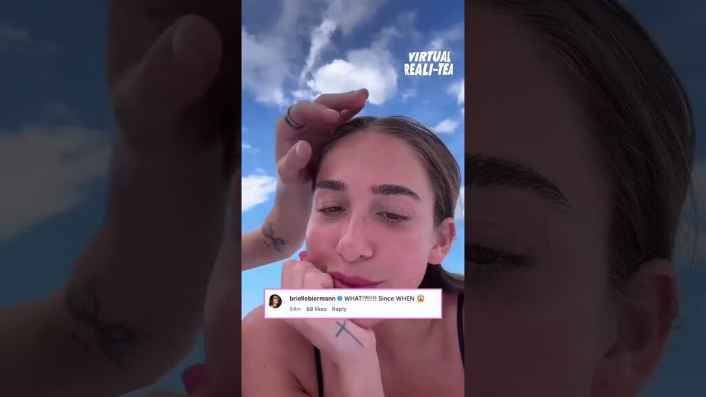 Ariana Biermann and Hudson McLeroy are seemingly back together 👀 | Virtual Reali-Tea #shorts