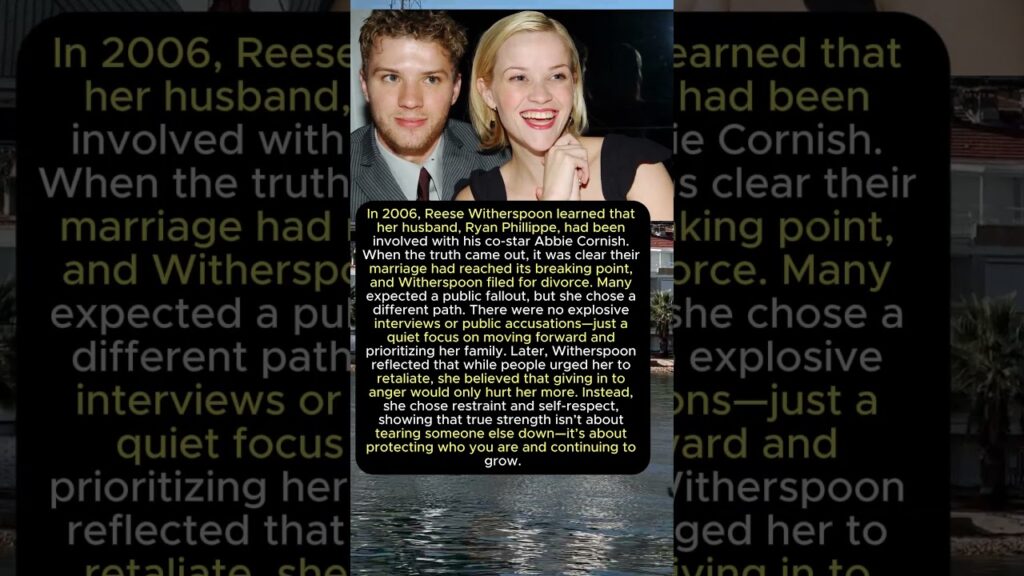 Reese Witherspoon’s Quiet Strength After Divorce | The Story Behind Her Graceful Response