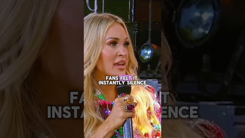 Carrie Underwood Said This… And the Room Went Silent 😳 #shorts