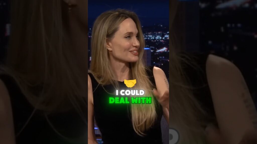 Angelina Jolie Hilariously Confesses She’d Never Try StandUp! 😂 #TheTonightshow #angelinajolie