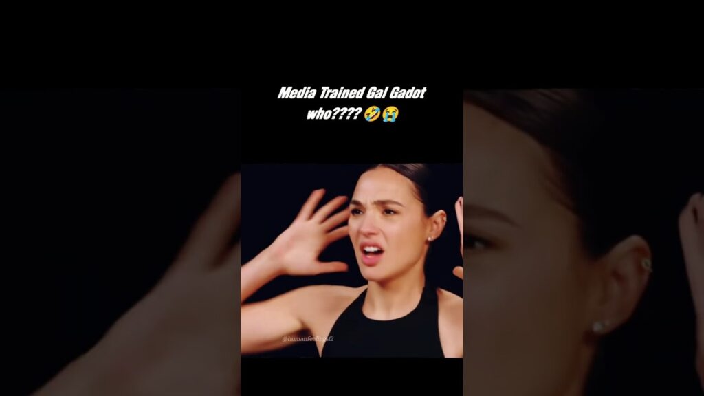 Media Trained Gal Gadot who?? 😭🤣 #galgadot #hotones #edit #shorts