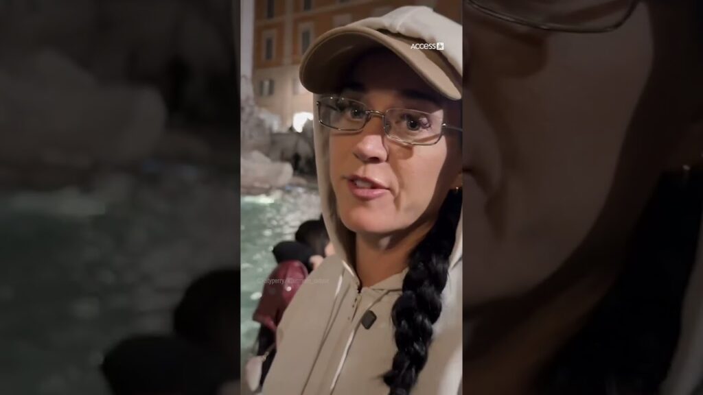 Watch Katy Perry Put Her CREDIT CARD Into Trevi Fountain For ‘Good Luck’