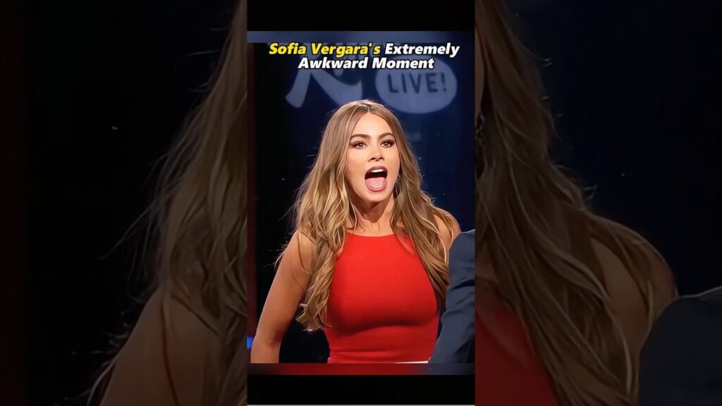 Sofia Vergara's Extremely Awkward Moment#funny #funnyvideo #celebrity #celebrities #accent #sofia