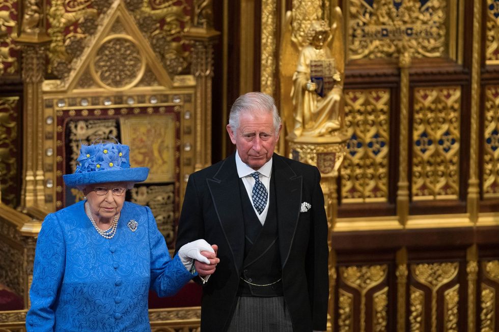 King Charles and Queen Elizabeth II