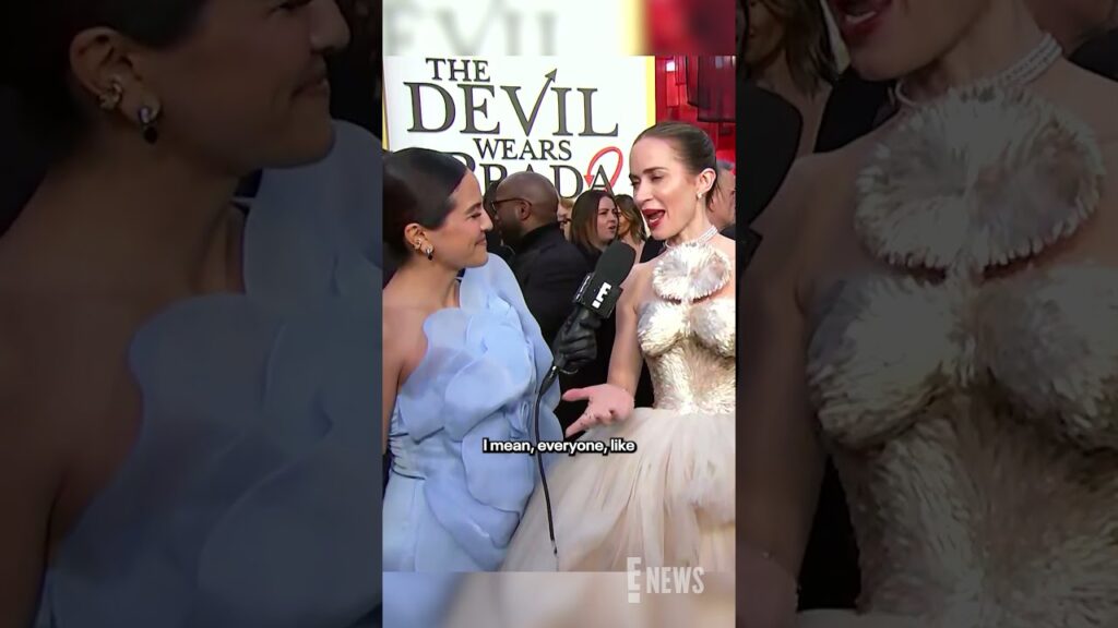 We're big fans of Emily Blunt and John Krasinski at "The Devil Wears Prada 2" premiere. 😍