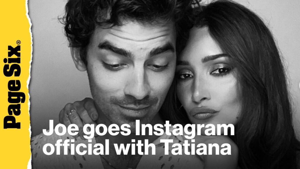 Joe Jonas goes Instagram official with Tatiana Gabriela