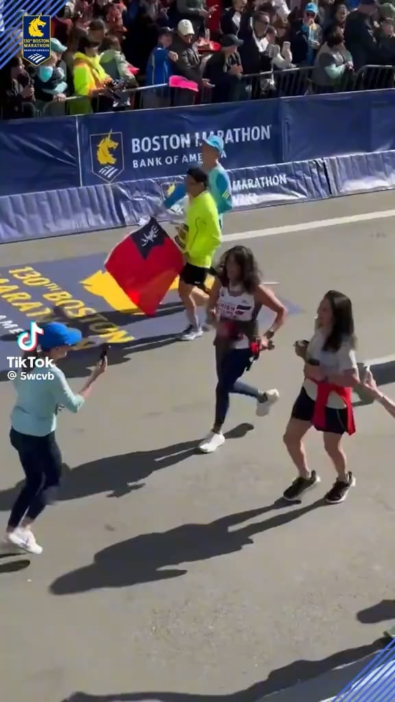 Astronaut Suni Williams, who was stuck aboard the International Space Station for months, ran the 130th Boston Marathon today.