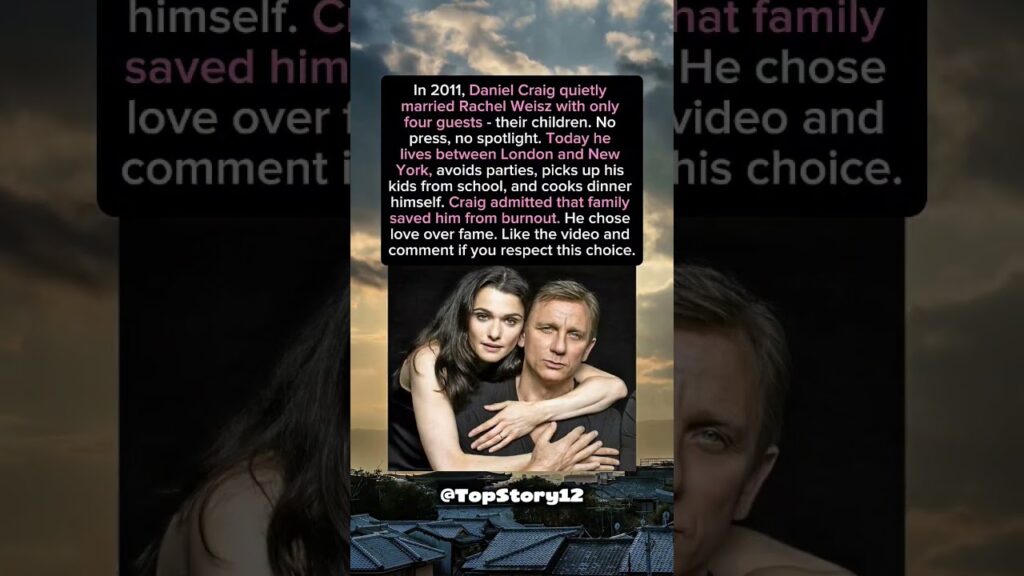 Daniel Craig And The Quiet Life He Chose. Rachel Weisz. #shorts #celebrity #hollywood