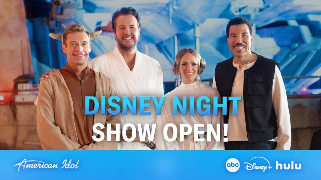 Star Wars IDOL! Luke, Carrie, Lionel And Ryan Visit Galaxy's Edge At Disneyland - American Idol 2026