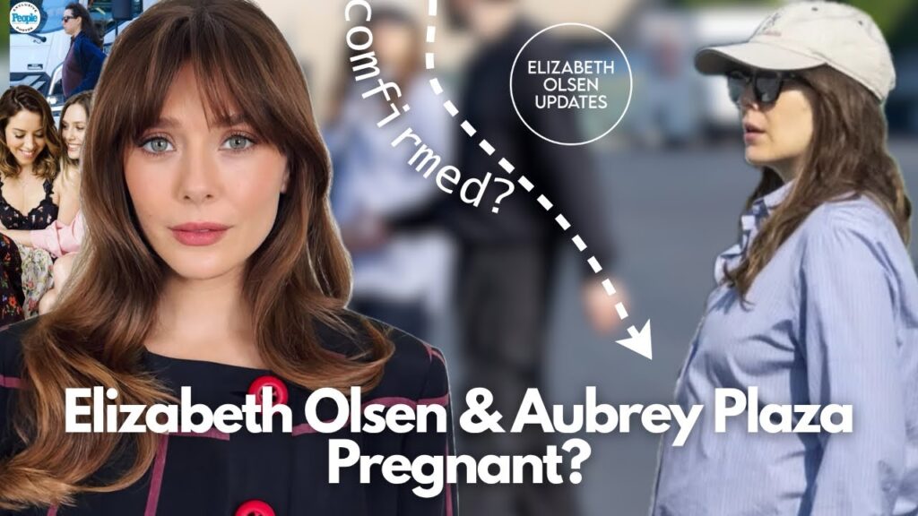 Elizabeth Olsen & Aubrey Plaza both pregnant at the same time?