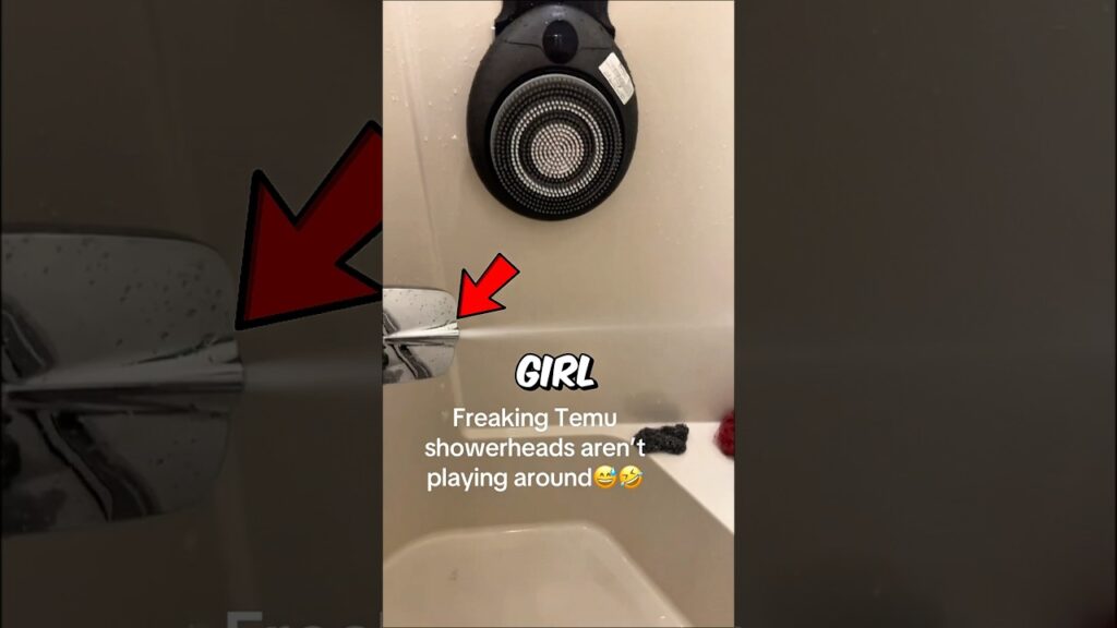 She Couldn’t Stop Laughing At Temu Shower 🚿😅