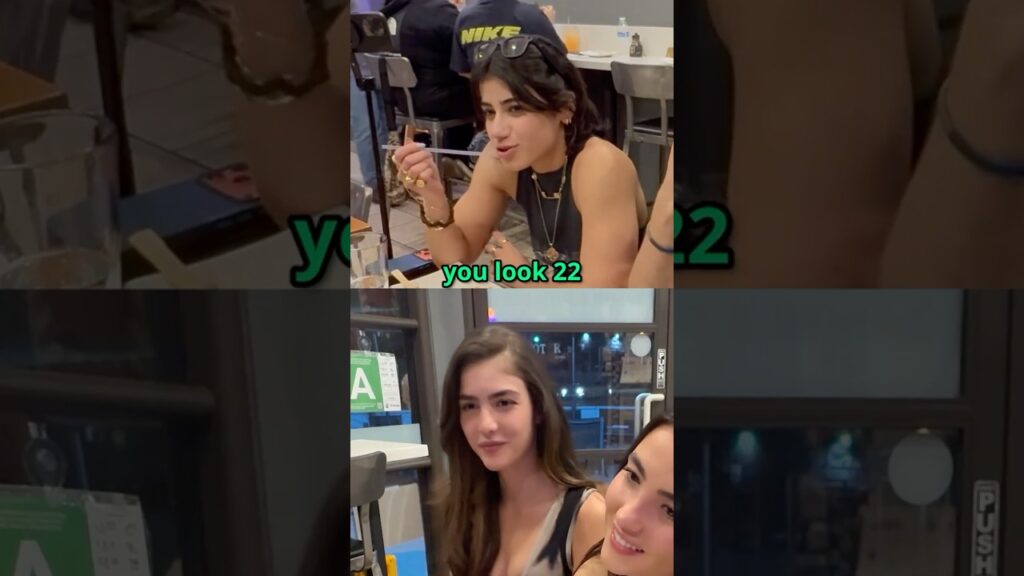 Sara Saffari guesses my age...