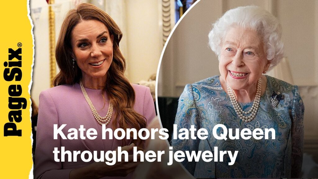 Kate Middleton honors Queen Elizabeth on her 100th birthday with meaningful jewelry
