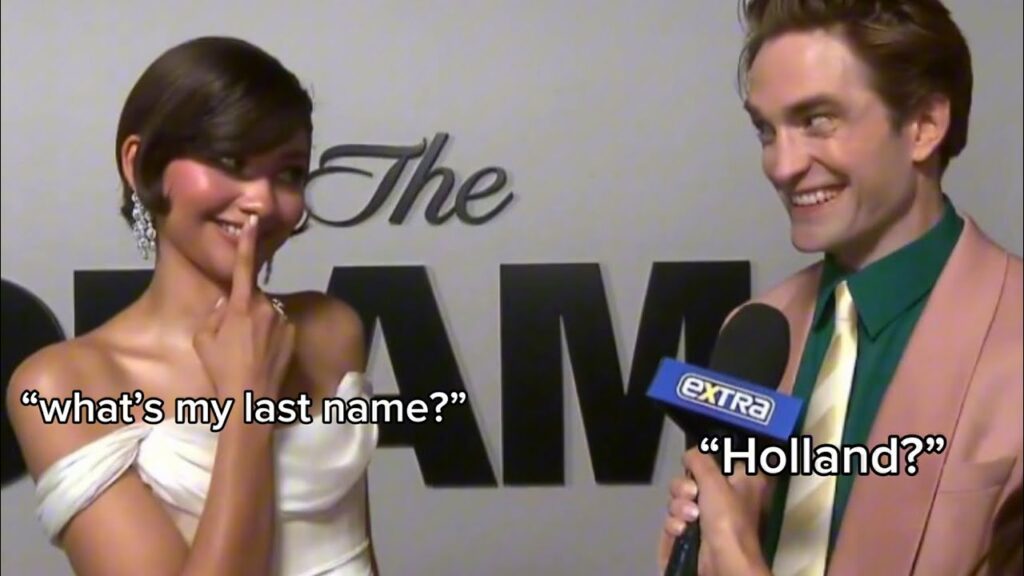 Drama press tour except it’s Zendaya talking about Tom at any given opportunity Drama press tour except it’s Zendaya talking about Tom at any given opportunity