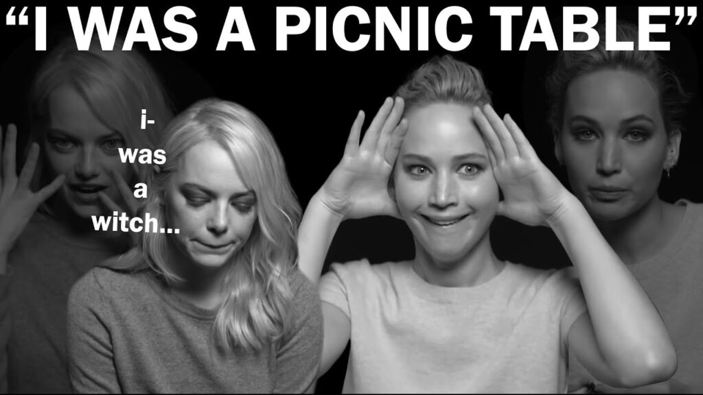 Jennifer Lawrence and Emma Stone having NOTHING IN COMMON for 2 Minutes Straight