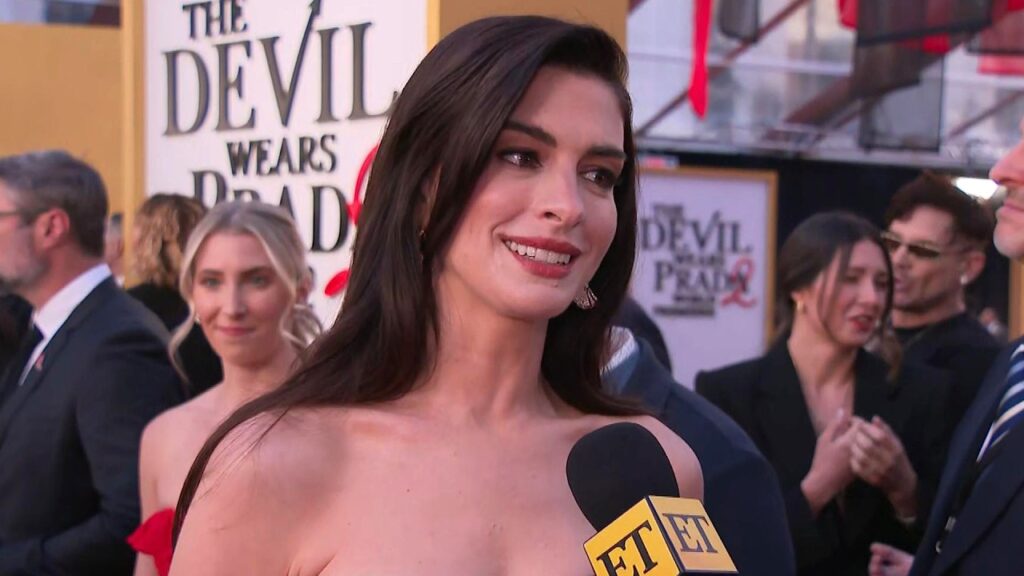 Why Anne Hathaway DIDN'T Rewatch OG The Devil Wears Prada Before Filming Sequel (Exclusive)